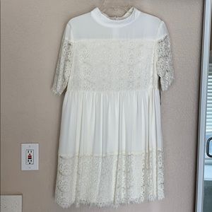 Off white lace dress